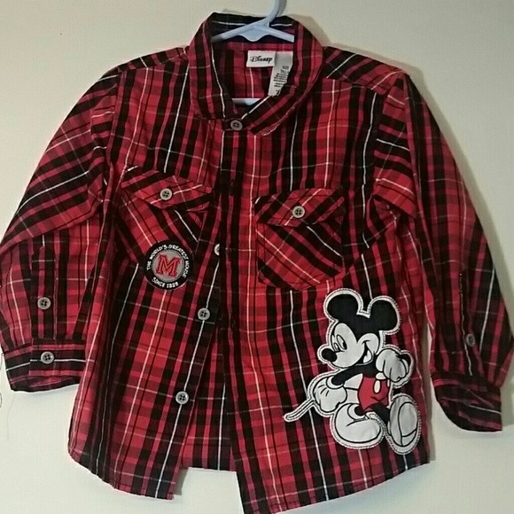 Mickey Mouse button up - Picture 1 of 3